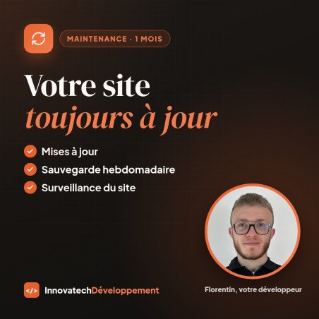 Maintenance de votre site WordPress ou PrestaShop (1 mois)