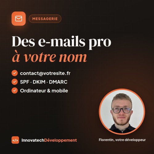 E-mails pro sur votre nom de domaine (SPF, DKIM, DMARC)