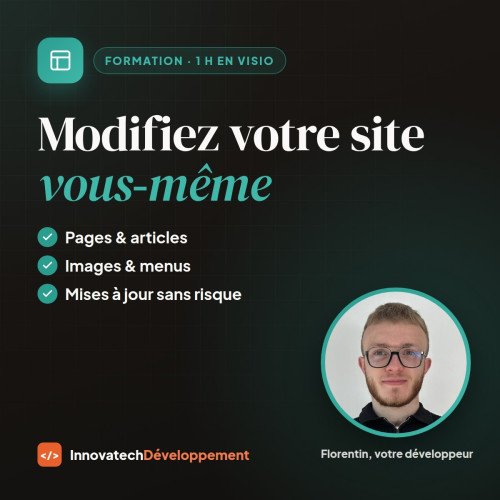 Formation WordPress : gérer son site (1 h en visio)