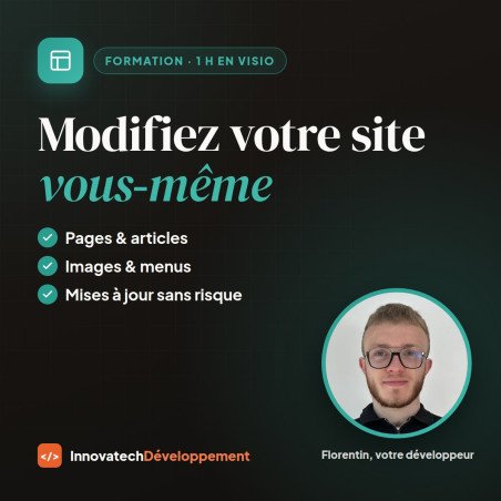 Formation WordPress : gérer son site (1 h en visio)