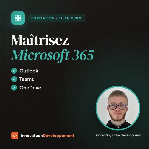 Formation Microsoft 365 : Outlook, Teams et OneDrive (1 h en visio)