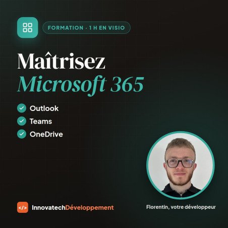 Formation Microsoft 365 : Outlook, Teams et OneDrive (1 h en visio)